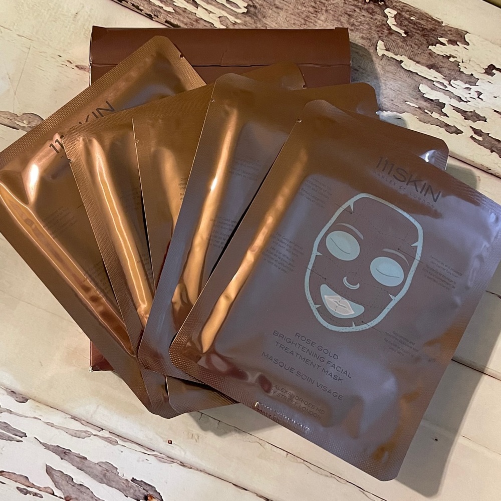 111 Skin Rose Gold Brightening Mask 5-pack